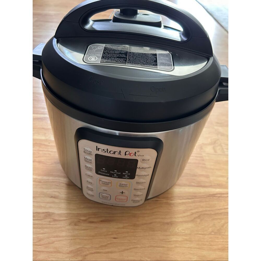 Instant Pot 6 Quarts 9-IN-1 Multi-Use Pressure Cooker, Stainless Steel Silver op